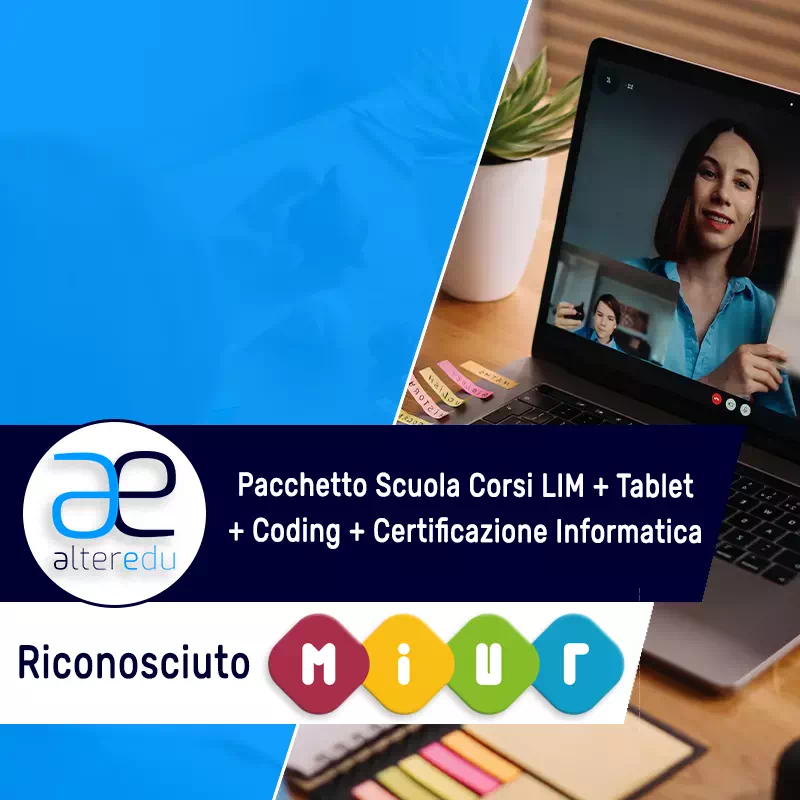 scuola corsi Coding + Lim + Tablet + Certificazione Informatica