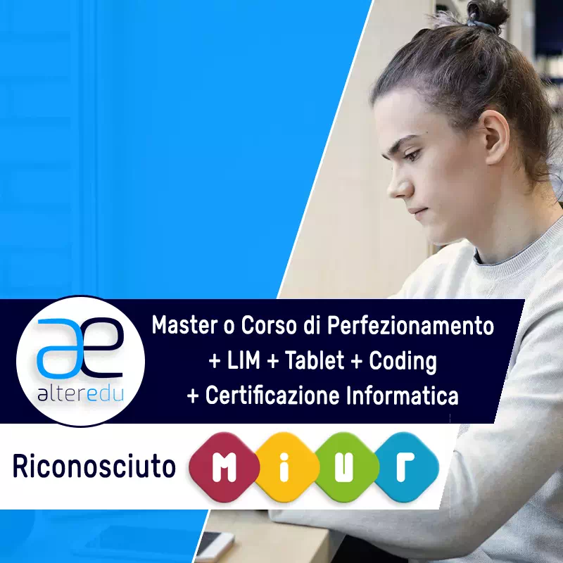 Master perfezionamento + Lim + Tablet + Coding + Informatica