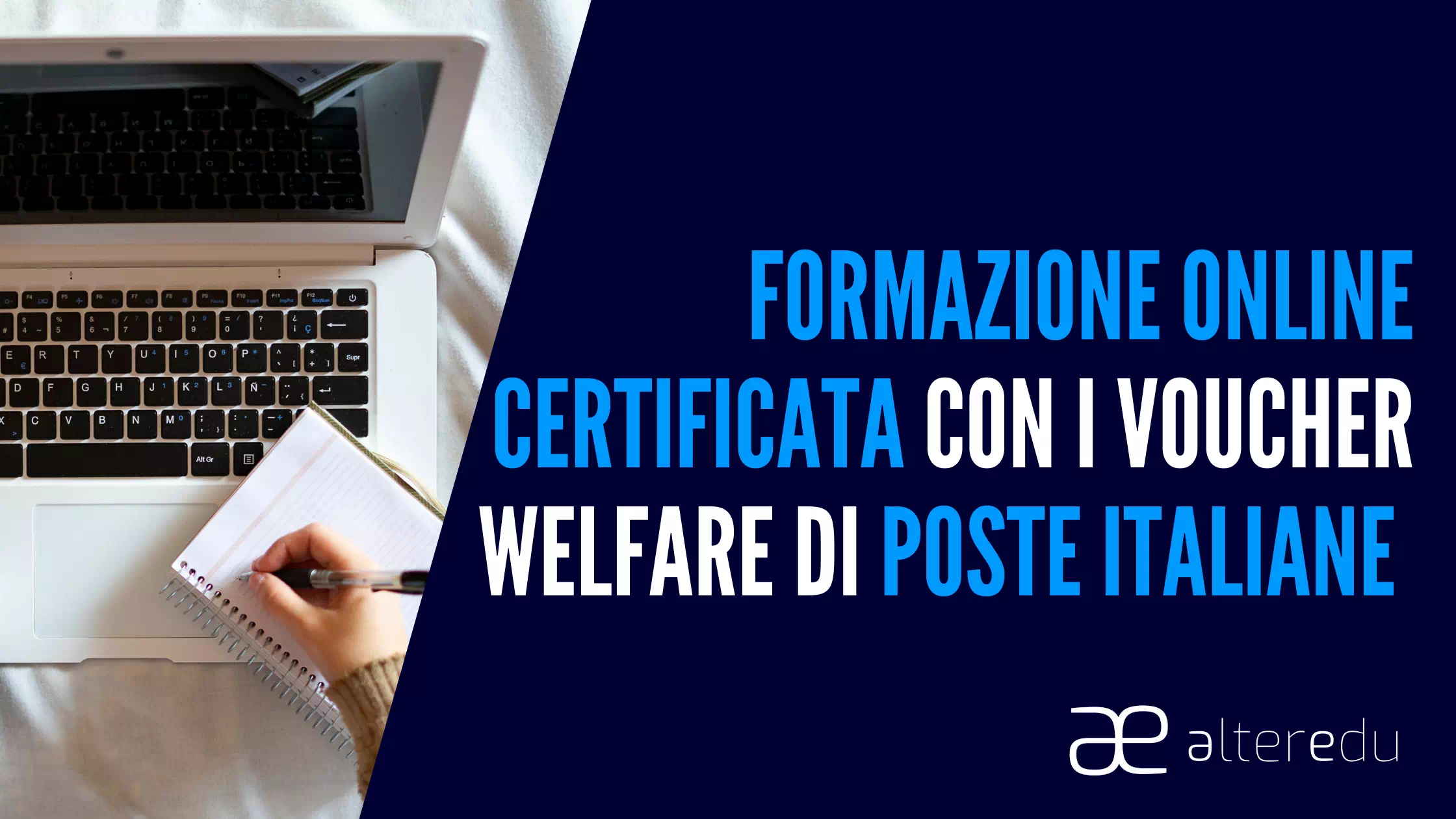  Regala la formazione certificata di Alteredu con i voucher Welfare di Poste Italiane!