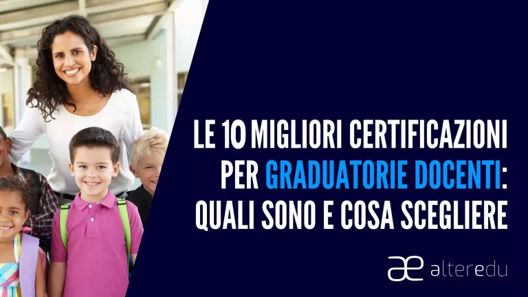 certificazioni per graduatorie docenti