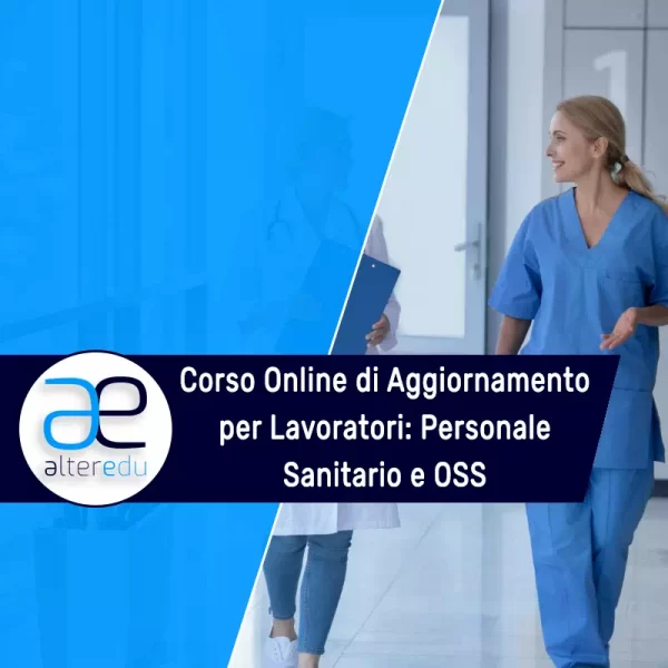 Oss a lavoro con un dottore in ospedale dopo il Corso Online di Aggiornamento per OSS e Personale Sanitario