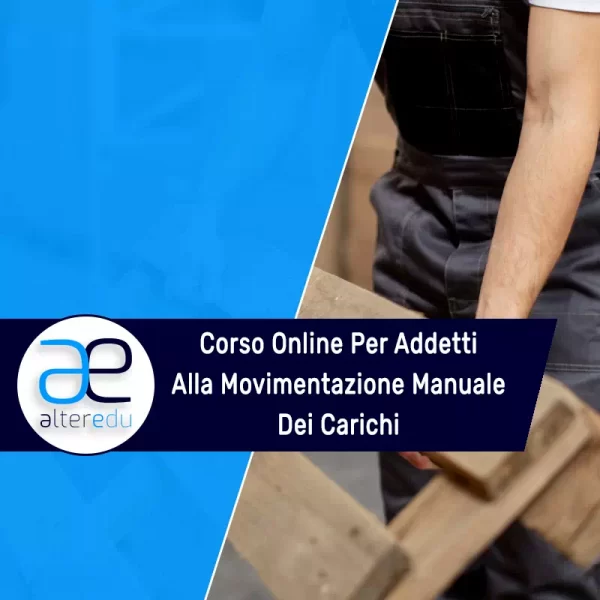 Addetto alla movimentazione al lavoro dopo il Corso Online di Movimentazione Manuale dei Carichi