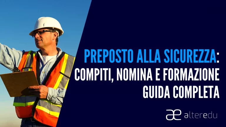 compiti preposto sicurezza