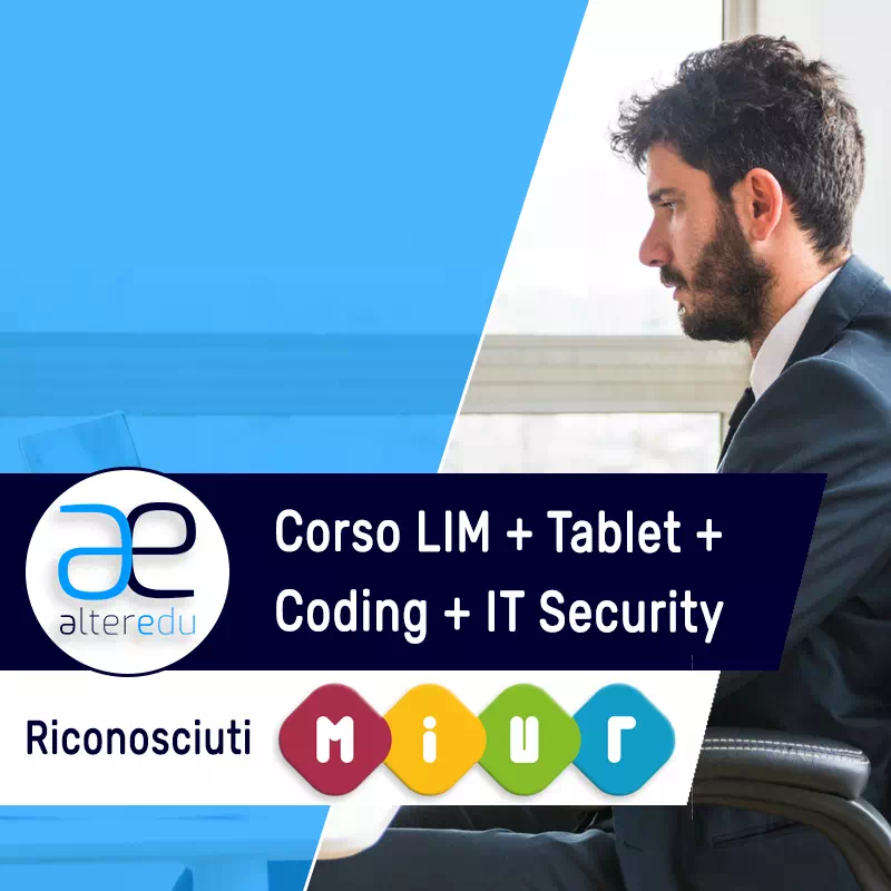 Corso LIM + Tablet + Coding + IT Security Riconosciuti MIUR